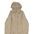 BOGNER Womens Parka Coat Beige Canvas Nylon UK 8