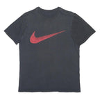 NIKE Mens Black & Red Graphic T-Shirt M Short Sleeve Crew Neck Casual Essential