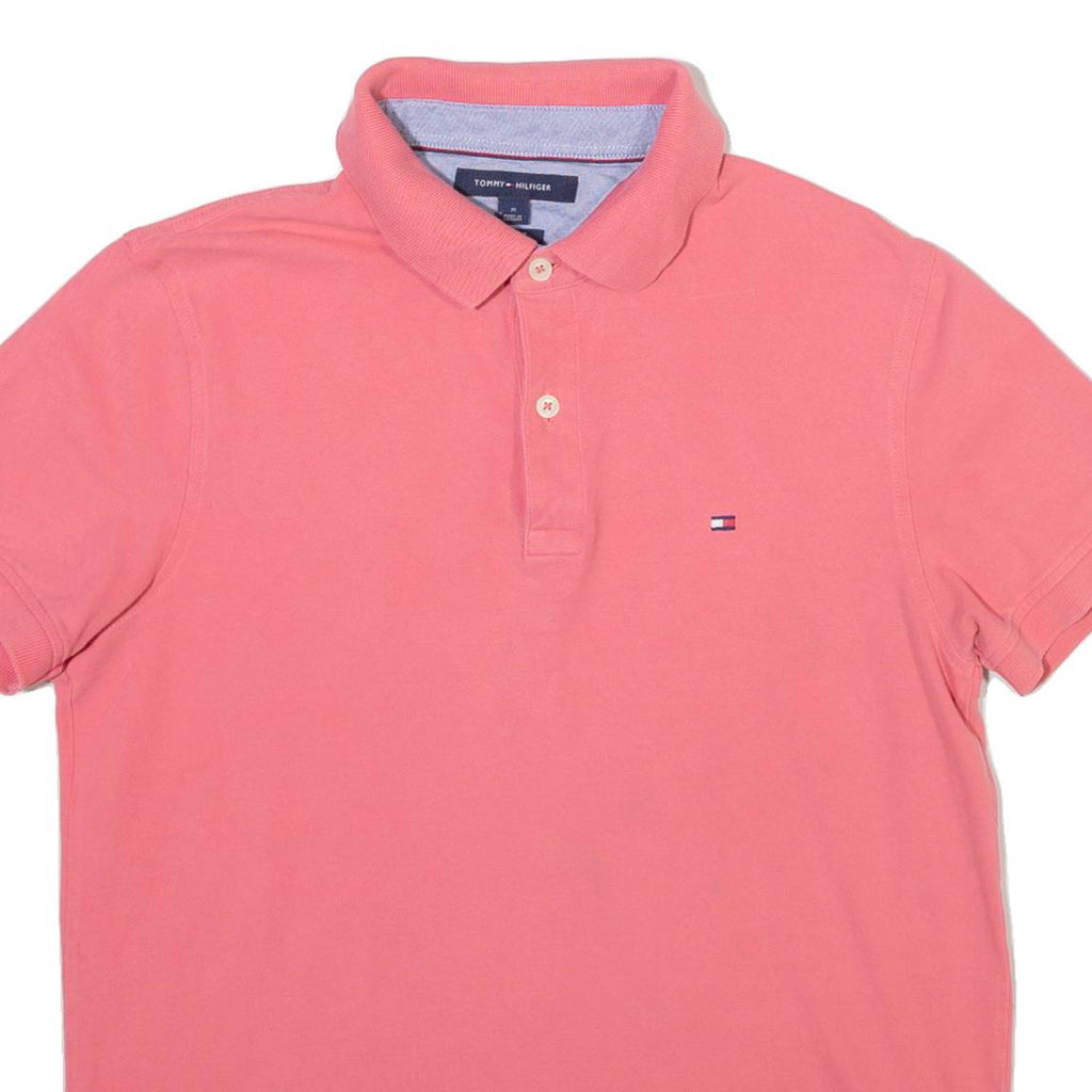 TOMMY HILFIGER Mens Polo Shirt Pink M