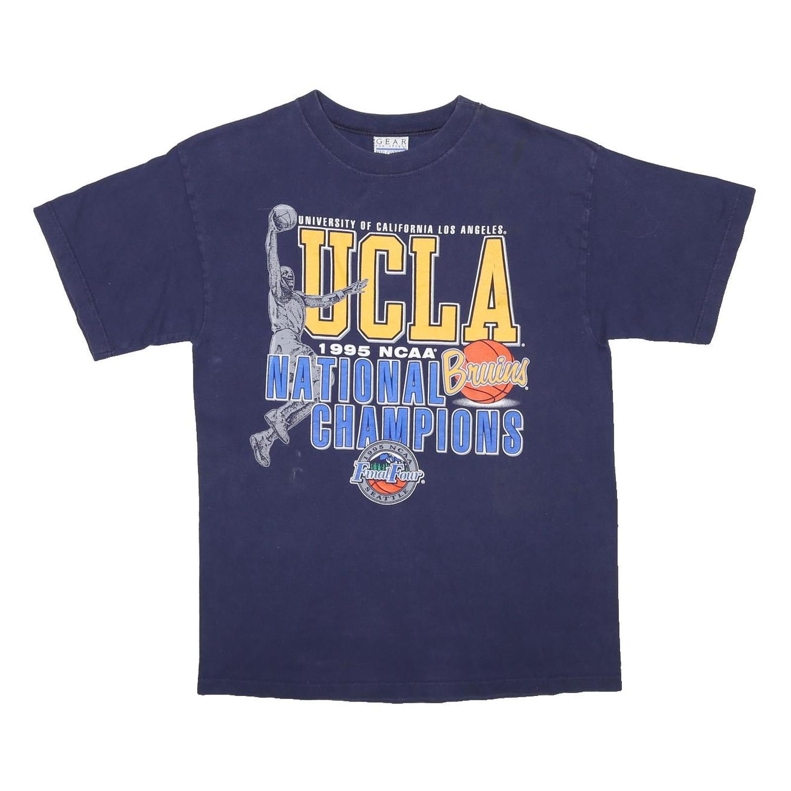 GEAR FOR SPORT Mens Navy Blue UCLA National Champions Graphic T-Shirt M Short