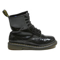 DR MARTENS 1460 Womens Lace-Up Boots Black Patent Leather UK 5