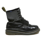 DR MARTENS 1460 Womens Lace-Up Boots Black Patent Leather UK 5