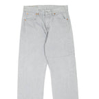LEVI'S 501 Jeans Mens Grey Regular Straight W26 L29