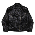 Womens Biker Jacket Black Leather S