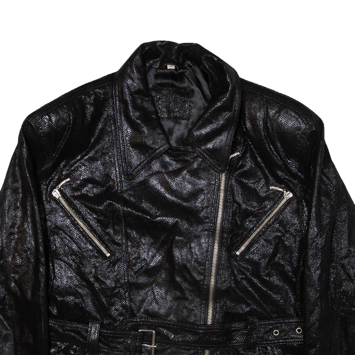 Womens Biker Jacket Black Leather S