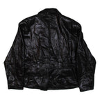 Womens Biker Jacket Black Leather S