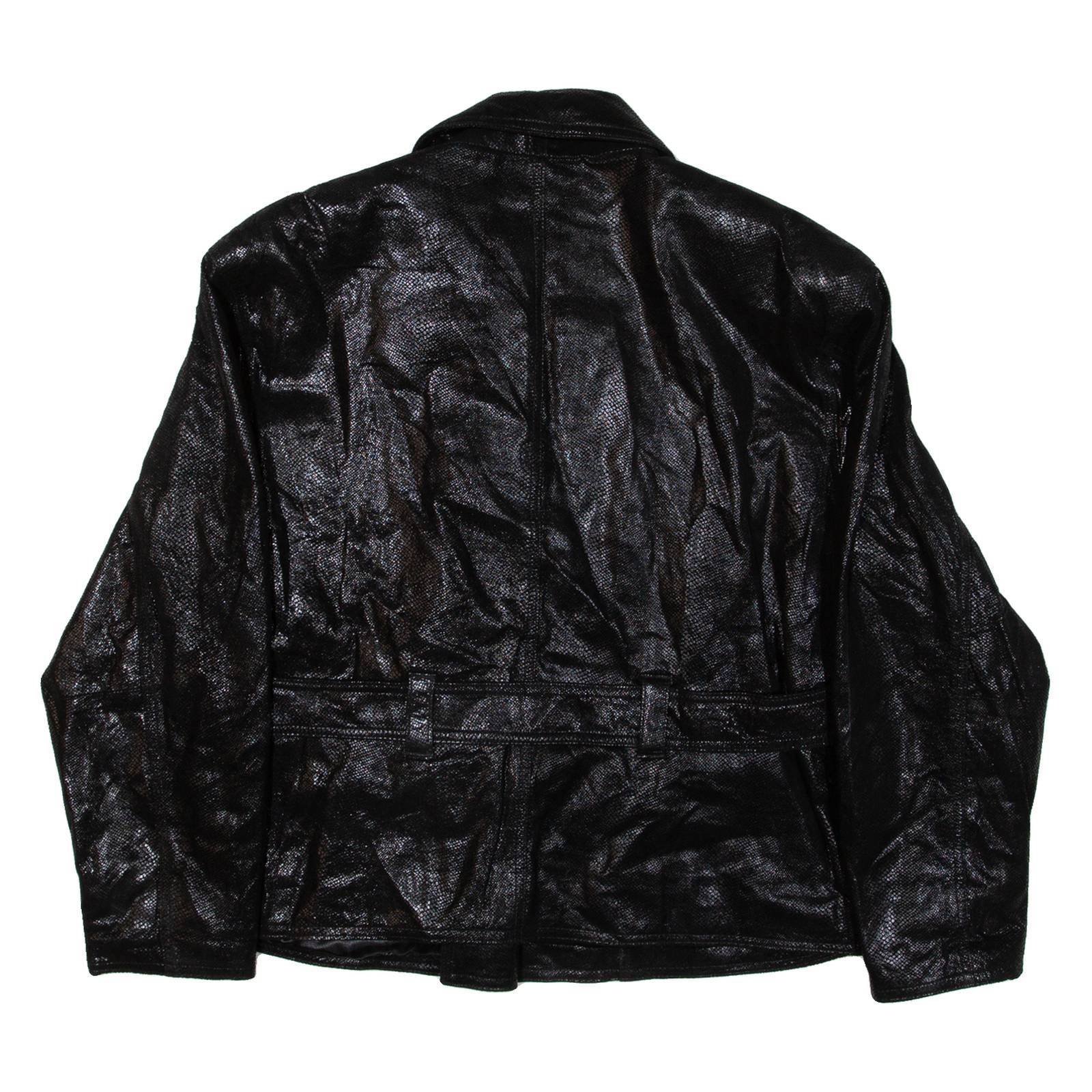 Womens Biker Jacket Black Leather S