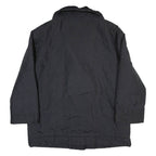 GOLDFIX Womens Puffer Jacket Black 90s UK 16