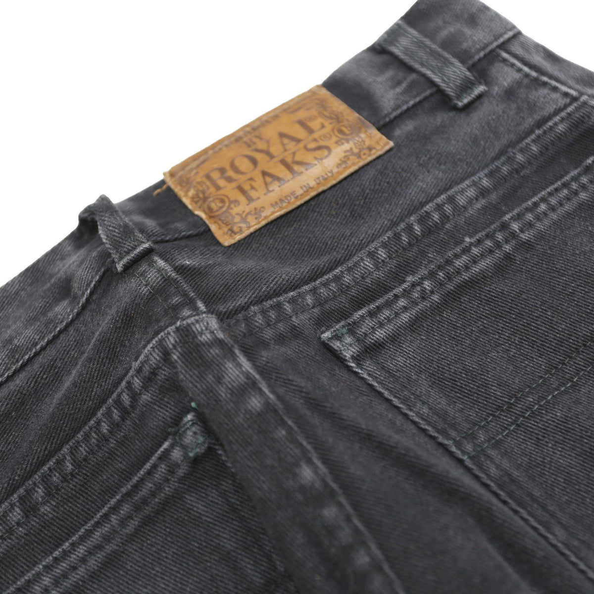 ROYAL FAKS Womens Black Denim Straight Cotton Dark Wash Regular Fit Jeans W26