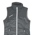 MAMMUT Womens Black Jacket S Polyester Blend Plain Lightweight Zip Outdoor Vest