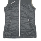 MAMMUT Womens Black Jacket S Polyester Blend Plain Lightweight Zip Outdoor Vest