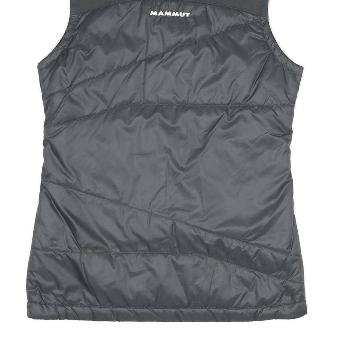 MAMMUT Womens Black Jacket S Polyester Blend Plain Lightweight Zip Outdoor Vest