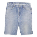 WRANGLER Mens Shorts Blue Denim XL W34 Casual Cotton Blend 5-Pocket