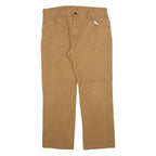 DICKIES Mens Trousers Brown Relaxed Straight W36 L30