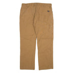 DICKIES Mens Trousers Brown Relaxed Straight W36 L30