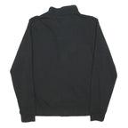 FILA Womens Black Zip Jacket M Cotton Blend Plain Sports Casual Lightweight