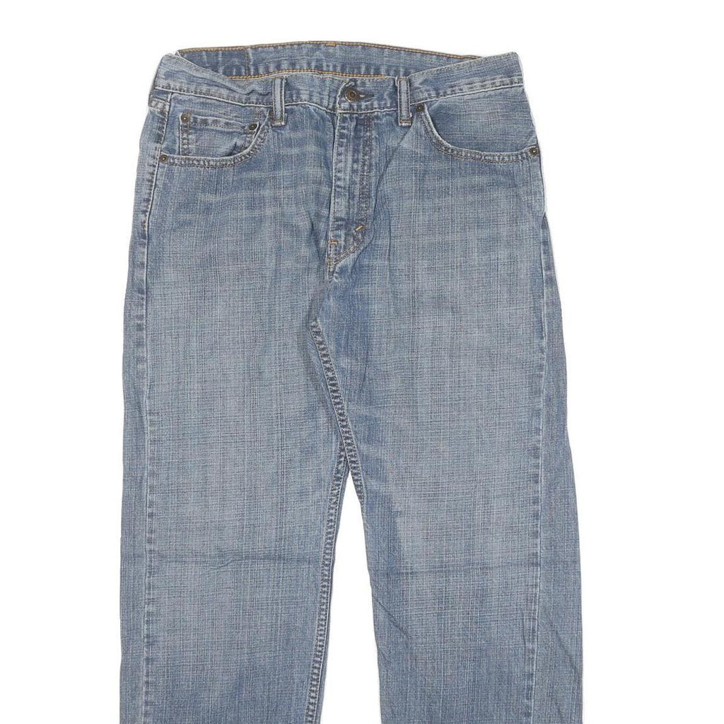 LEVI'S 505 Mens Jeans Blue Regular Straight Denim Light W33 L30 Classic Fit Zip