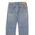 LEVI'S 505 Mens Jeans Blue Regular Straight Denim Light W33 L30 Classic Fit Zip