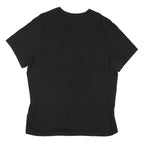 J.CREW Mens Black Plain T-Shirt XL Short Sleeve Crew Neck Cotton Blend