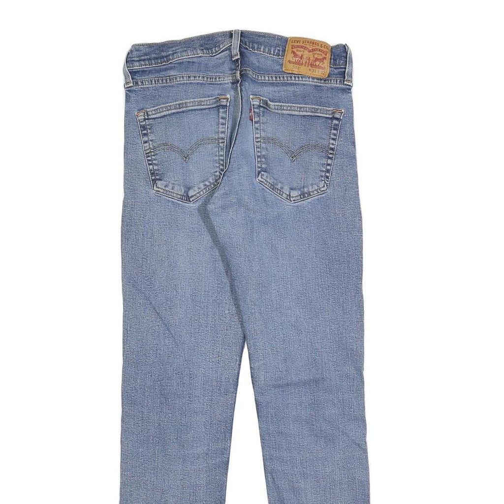LEVI'S 511 Slim Mens Jeans Blue Slim Skinny Denim Medium W31 L32 Classic Zip
