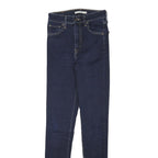 LEVI'S Womens Jeans Blue Slim Skinny Denim Medium W23 L29 Stretch Zip
