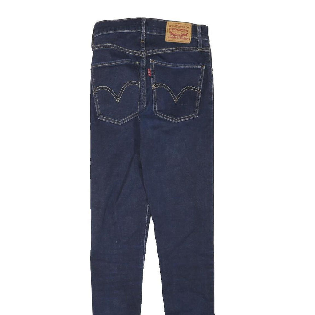 LEVI'S Womens Jeans Blue Slim Skinny Denim Medium W23 L29 Stretch Zip