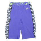 NIKE Womens Casual Shorts Purple Slim 90s M W32