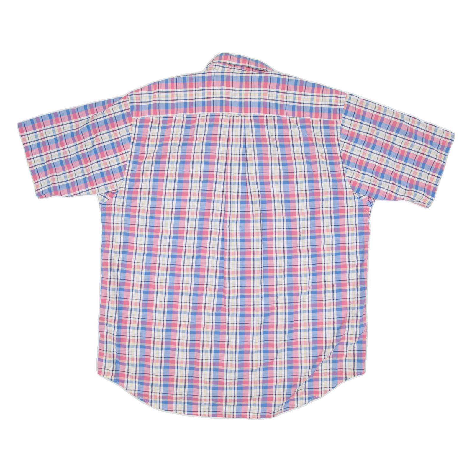 NAUTICA Mens Shirt Pink Check XL