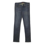 SEVEN 7 Womens Slim Blue Denim Slim Jeans Cotton Blend W30 L31 Stylish Zip