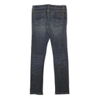 SEVEN 7 Womens Slim Blue Denim Slim Jeans Cotton Blend W30 L31 Stylish Zip