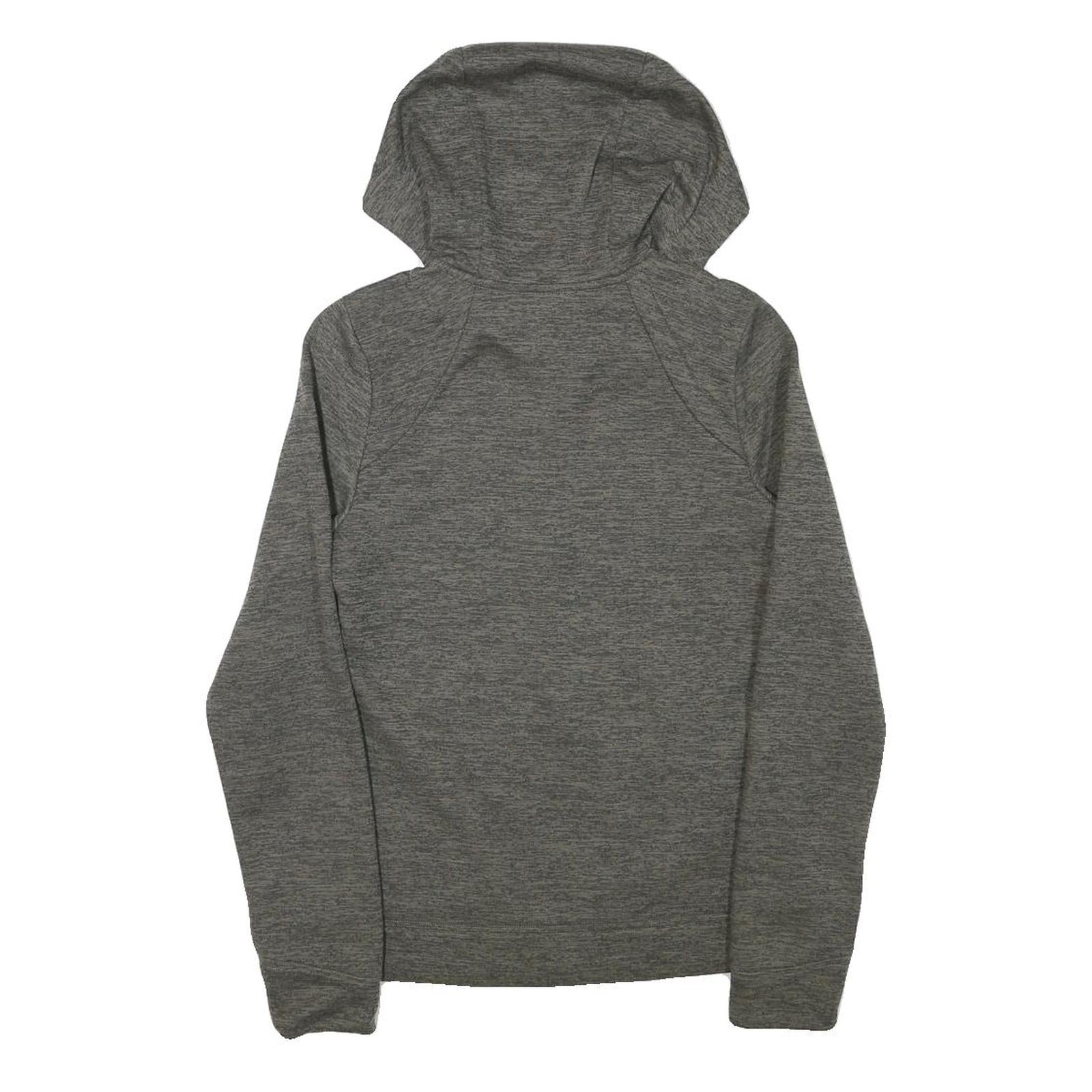 THE NORTH FACE Womens Grey & Coral Full Zip Hoodie XS Lightweight Outdoor Jacket