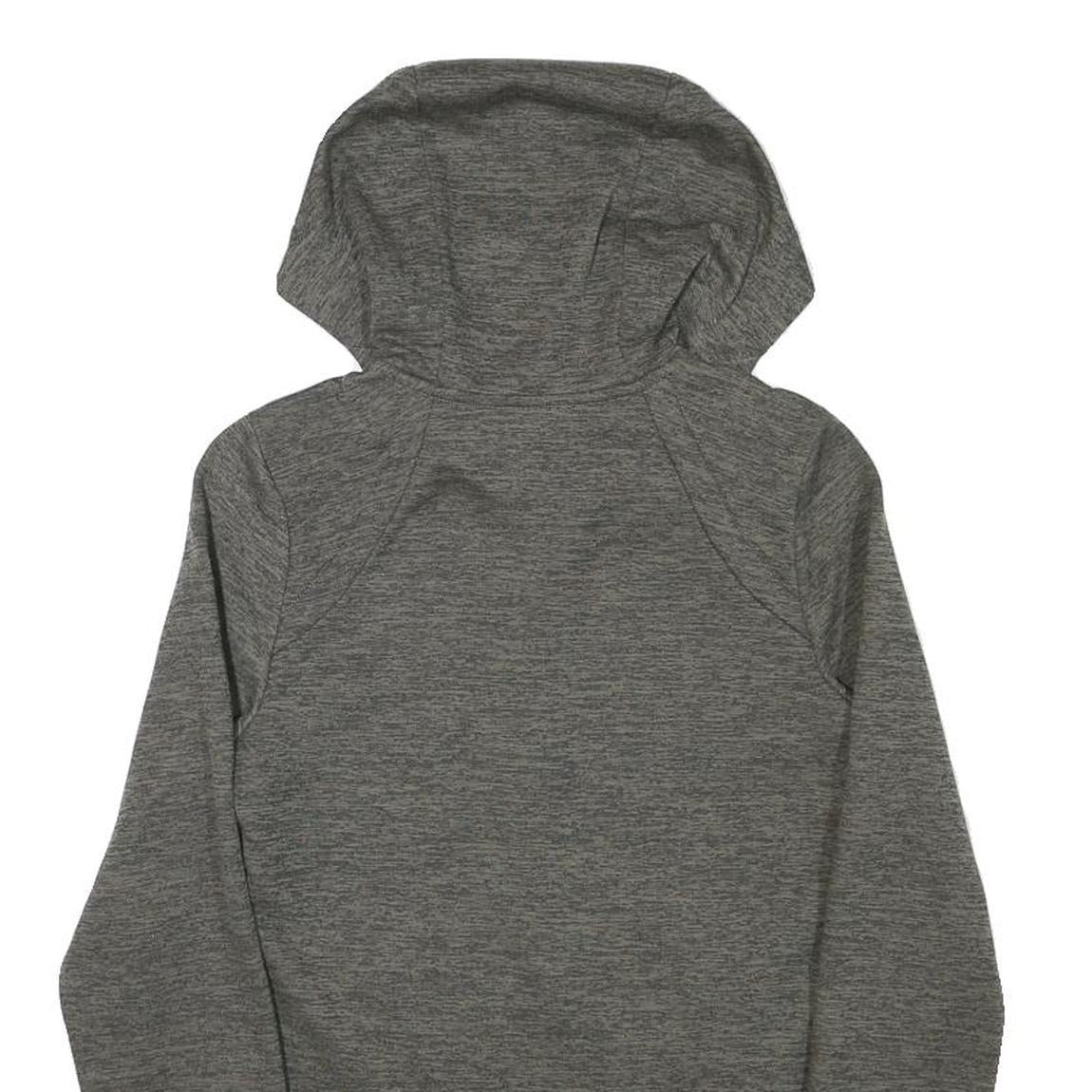 THE NORTH FACE Womens Grey & Coral Full Zip Hoodie XS Lightweight Outdoor Jacket