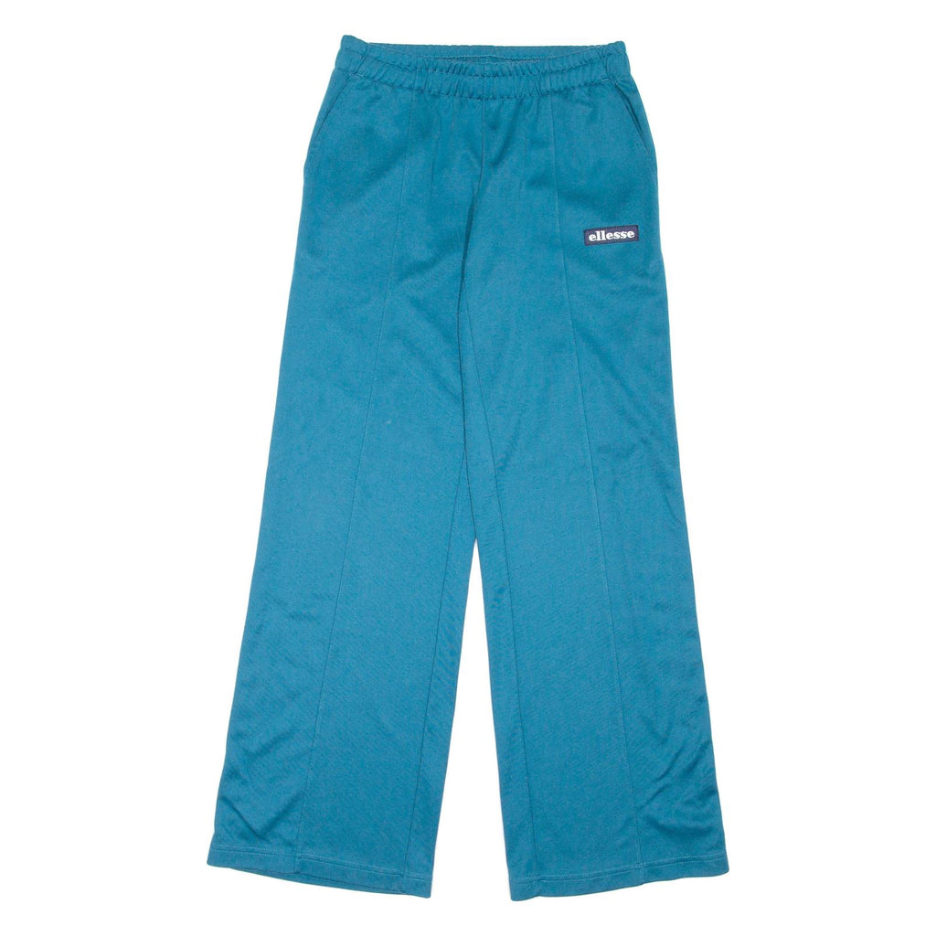 ELLESSE Womens Sweatpants Blue Straight UK 10 W28 L32