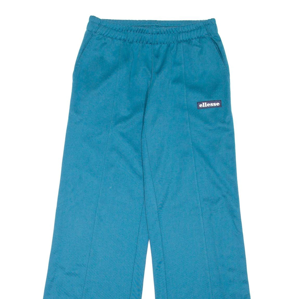 ELLESSE Womens Sweatpants Blue Straight UK 10 W28 L32