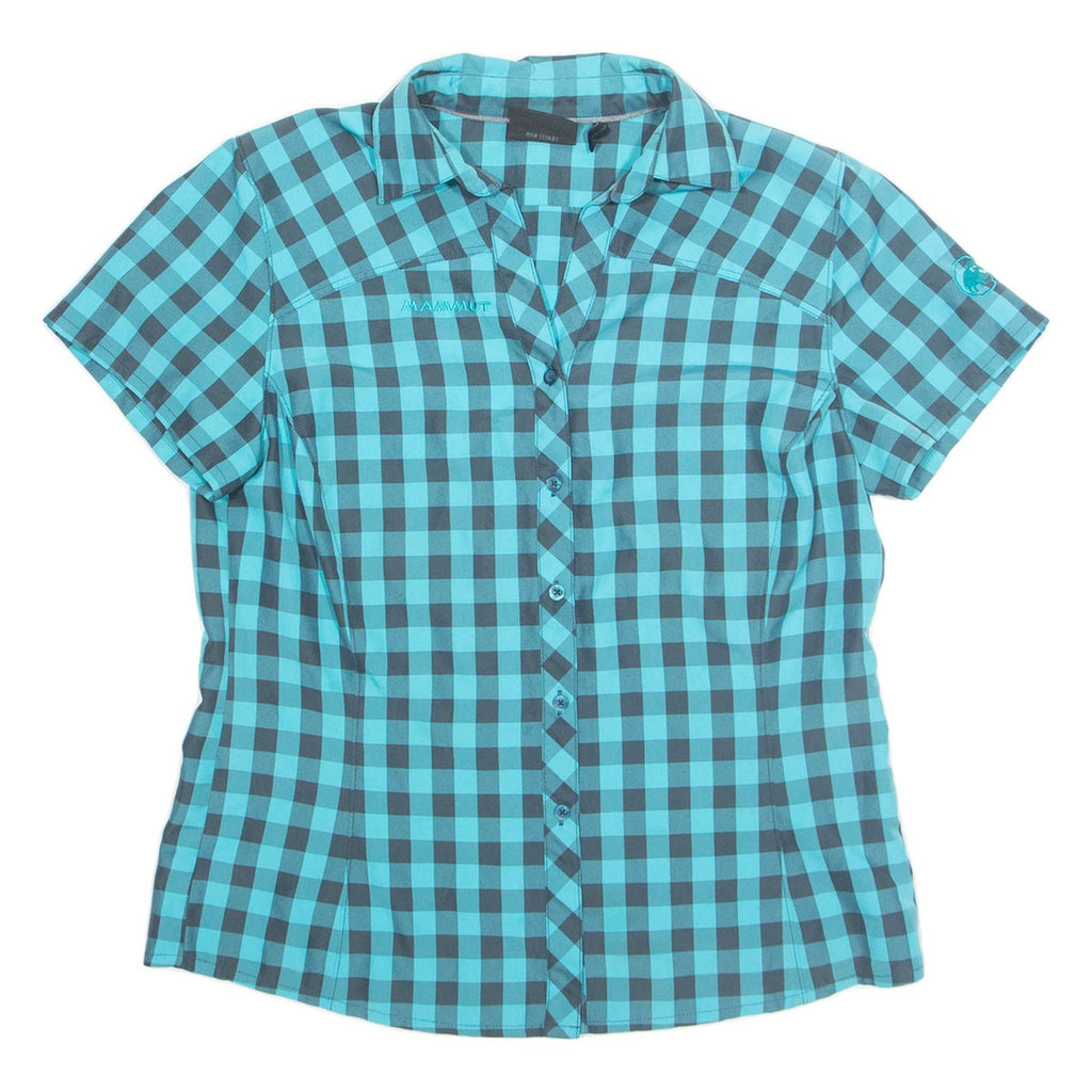 MAMMUT Womens Shirt Blue Check L