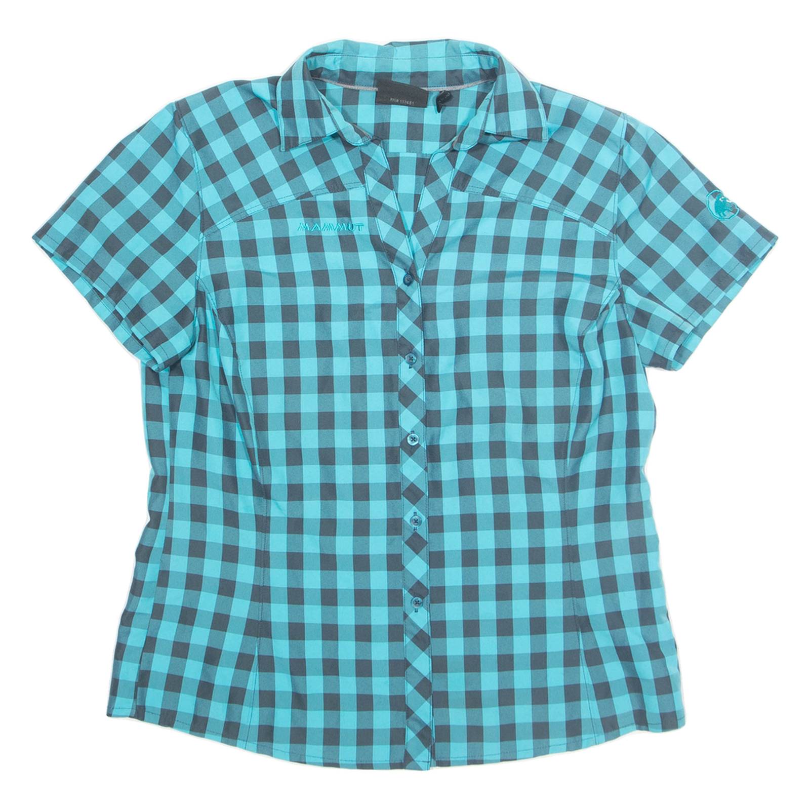 MAMMUT Womens Shirt Blue Check L