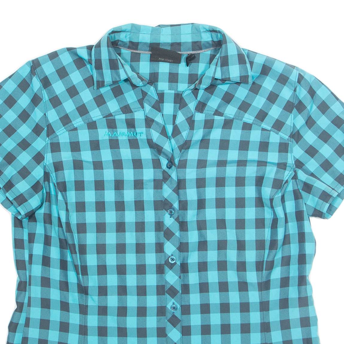 MAMMUT Womens Shirt Blue Check L