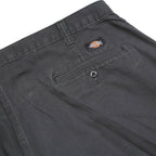 DICKIES Mens Cotton Black Relaxed Cargo Trousers W38 L32 Workwear Casual