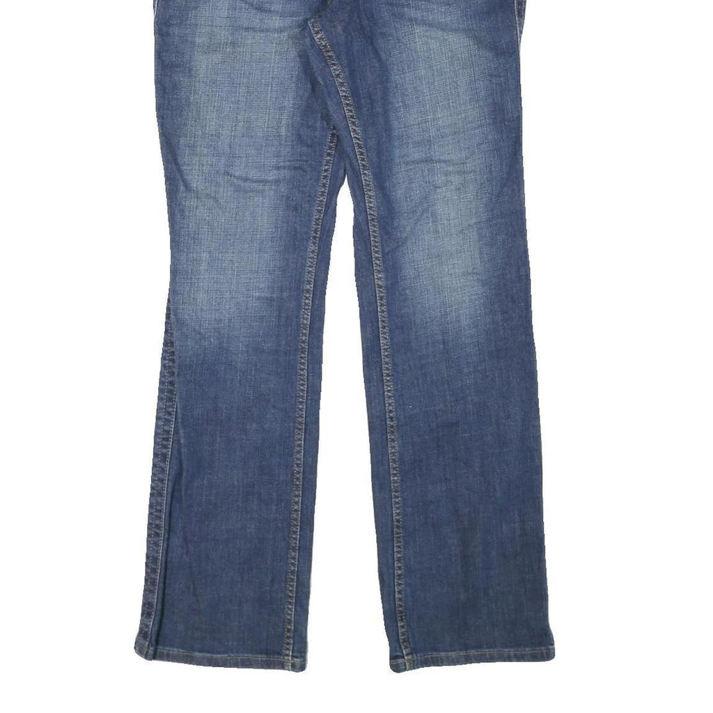 CALVIN KLEIN JEANS Womens Blue Regular Straight Denim Medium W34 L31 Classic Fit