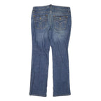 CALVIN KLEIN JEANS Womens Blue Regular Straight Denim Medium W34 L31 Classic Fit