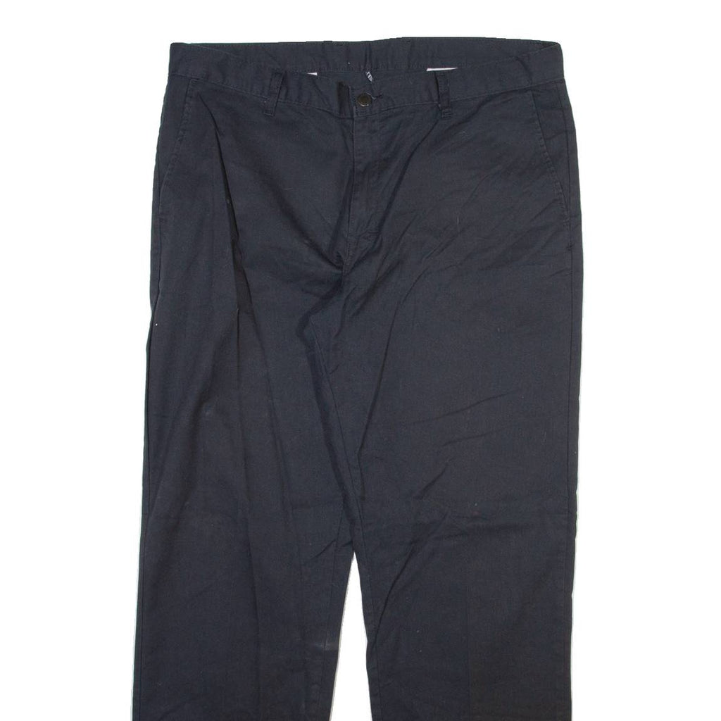 DICKIES Mens Trousers Black Regular Straight W36 L32