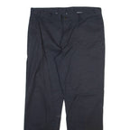DICKIES Mens Trousers Black Regular Straight W36 L32