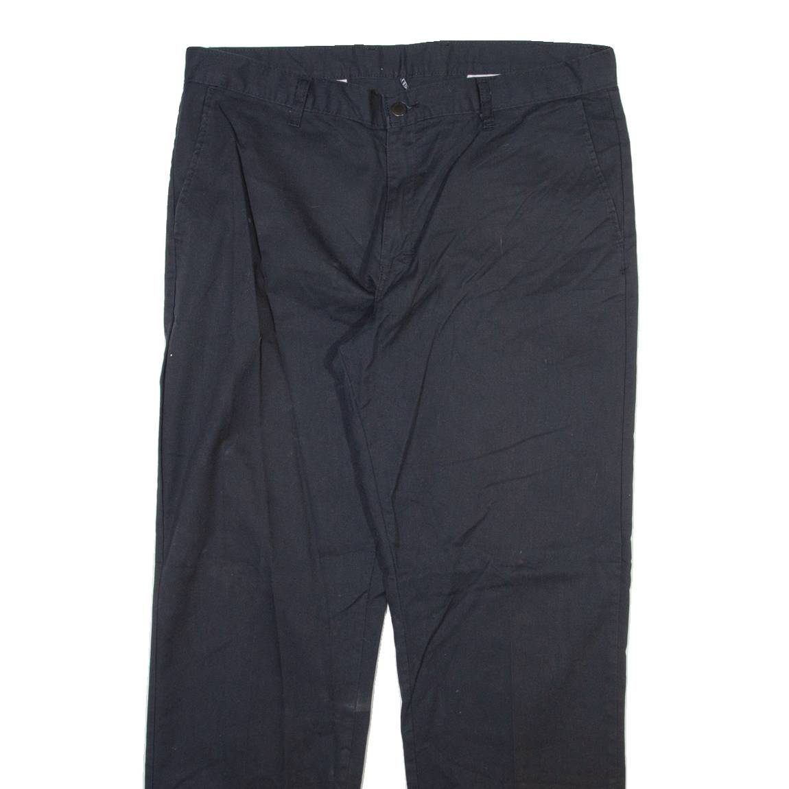 DICKIES Mens Trousers Black Regular Straight W36 L32