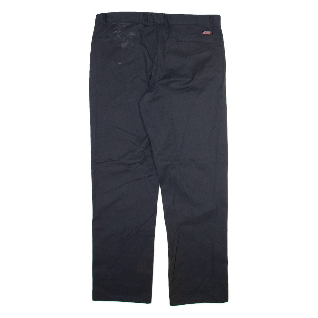DICKIES Mens Trousers Black Regular Straight W36 L32