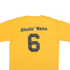 AUGUSTA Mens Yellow & Black Autauga Hills Giants Graphic T-Shirt L Short Sleeve