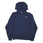 NIKE Mens Navy Hoodie S Cotton Blend Casual Pullover Sweatshirt