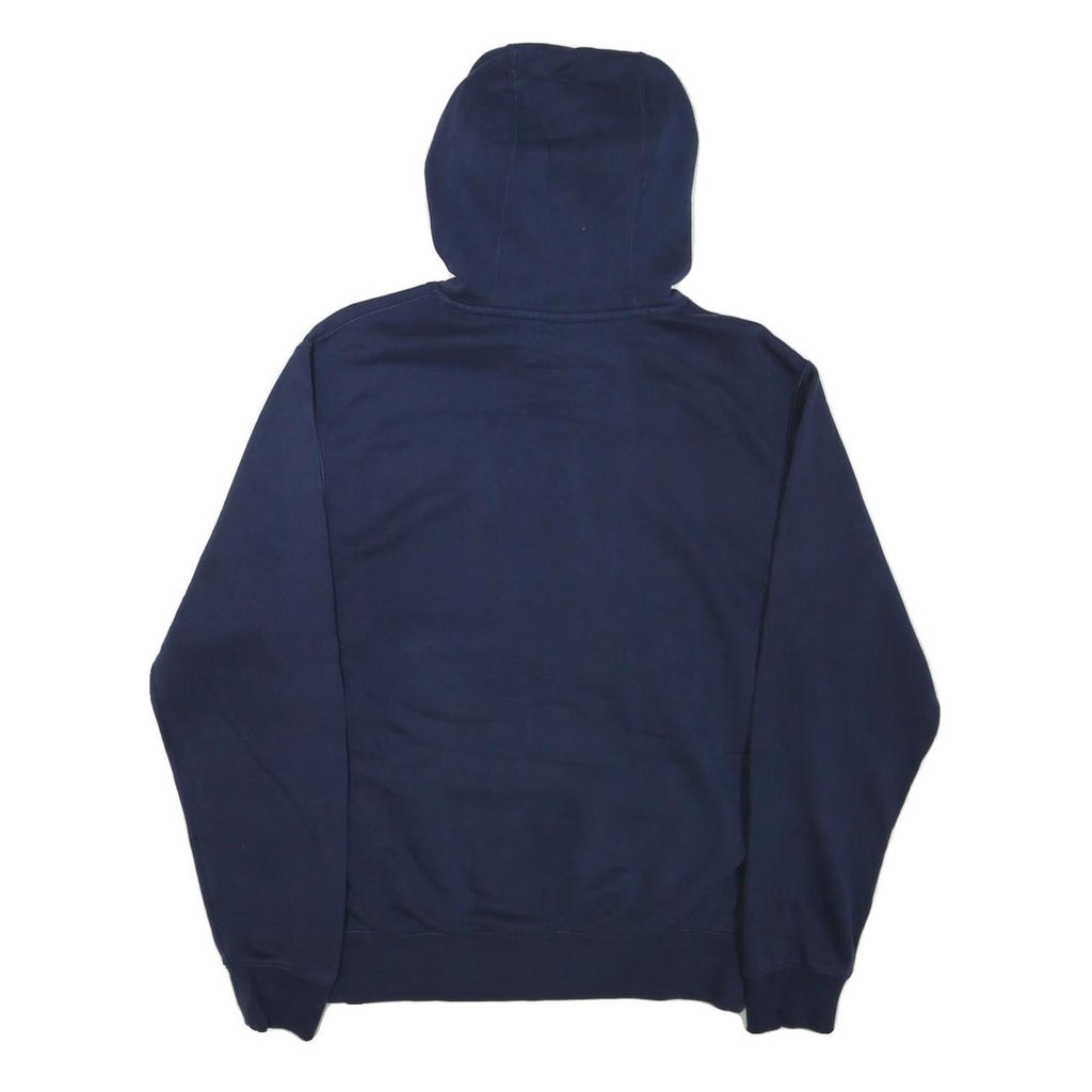 NIKE Mens Navy Hoodie S Cotton Blend Casual Pullover Sweatshirt
