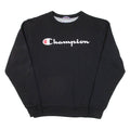 CHAMPION Mens Sweatshirt Black S
