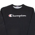 CHAMPION Mens Sweatshirt Black S