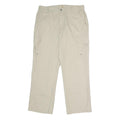 RED HEAD Mens Cotton Beige Regular Cargo Trousers W36 L30 Utility Casual